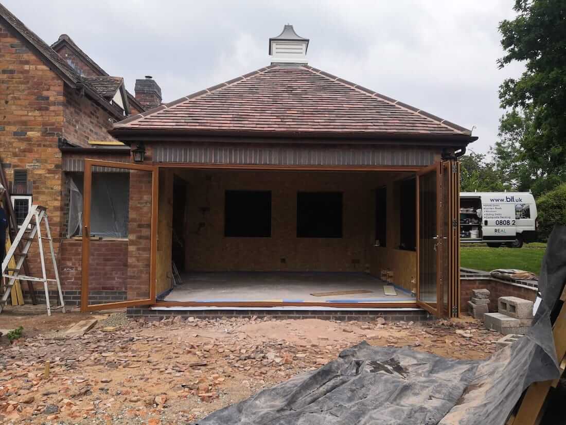 Bifold Doors Fully Open