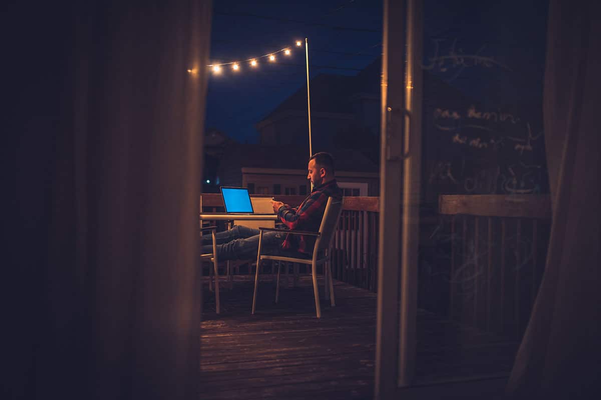 Outdoor Patio Area Home