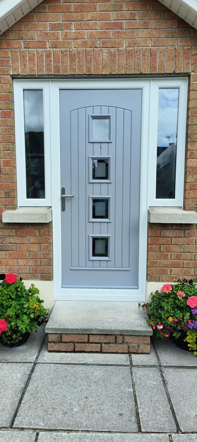 Silver Grey Belfast door from the Palladio Door Collection