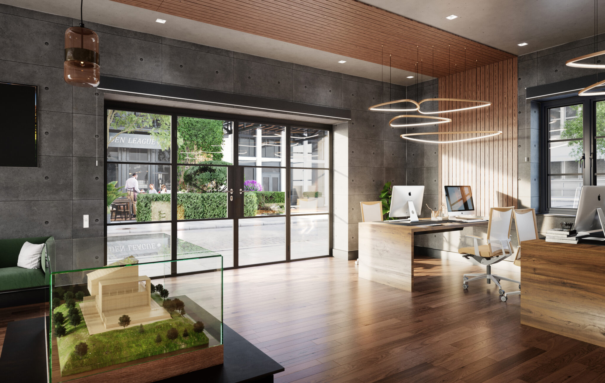 Origin OB36+ Soho doors in an architect's studio