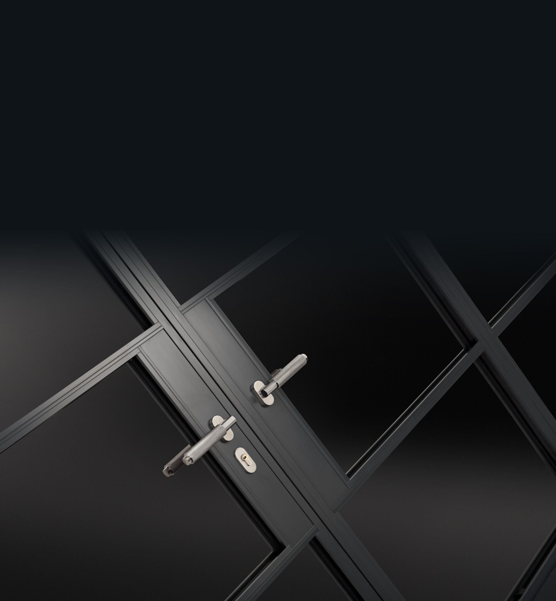 Signature Knurled handle on Origin OB36+ Soho bifold doors