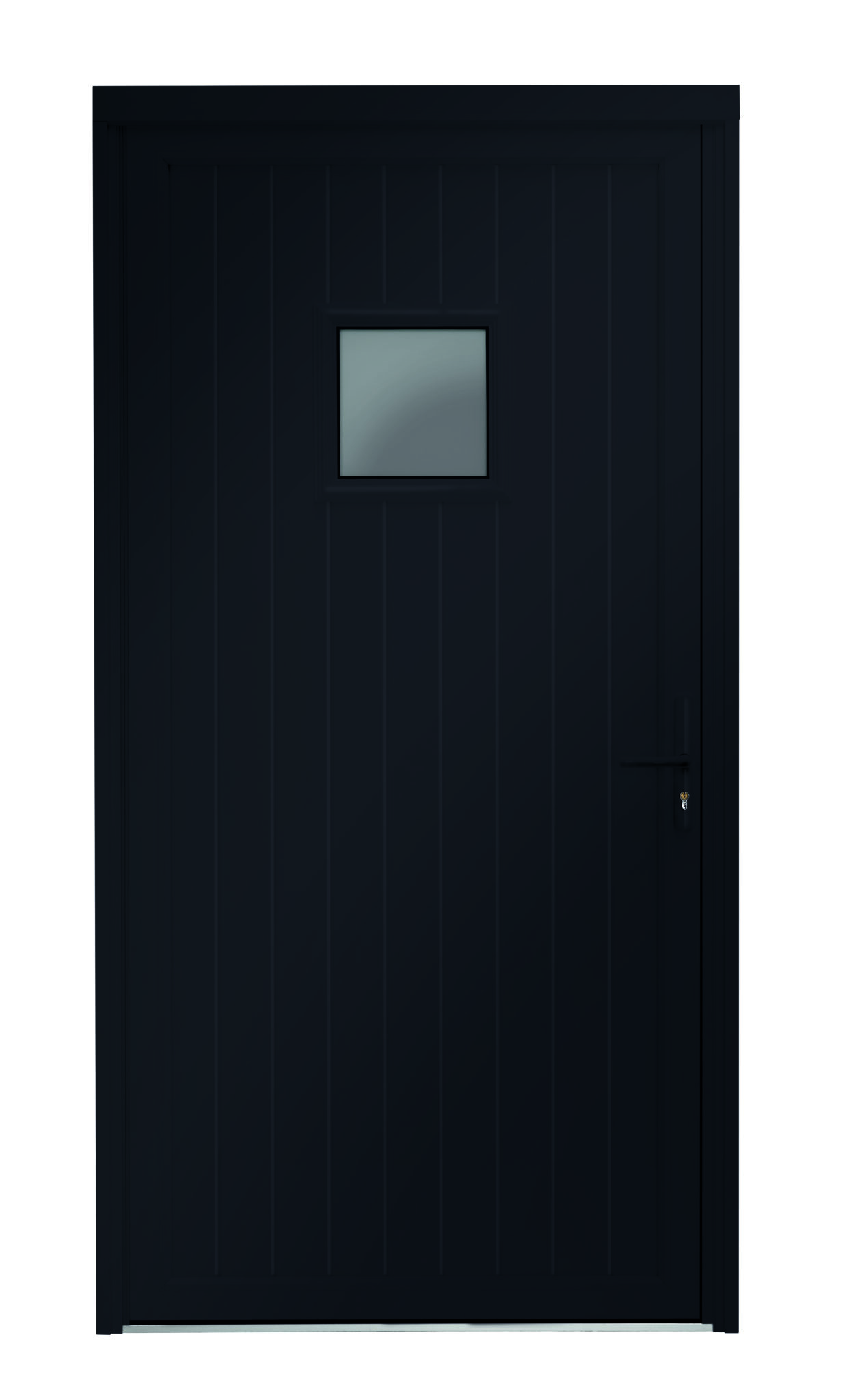 Origin front door in Jet Black 9005